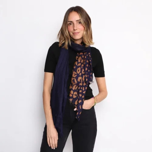 Gucci Viscose Scarf Leopard Print - Picture 1 of 4